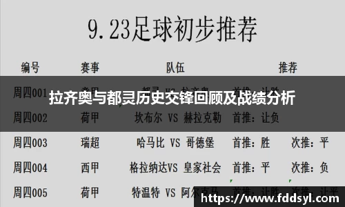 拉齐奥与都灵历史交锋回顾及战绩分析